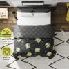 imageFranco Squishmallows Bedding Super Soft Microfiber Reversible Comforter Twin Official Licensed ProductBlack  Spongebob Squarepants