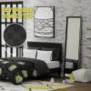 imageFranco Squishmallows Bedding Super Soft Microfiber Reversible Comforter Twin Official Licensed ProductBlack  Spongebob Squarepants