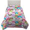 imageFranco Squishmallows Bedding Super Soft Microfiber Reversible Comforter Twin Official Licensed ProductSquishmallows