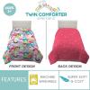 imageFranco Squishmallows Bedding Super Soft Microfiber Reversible Comforter Twin Official Licensed ProductSquishmallows