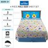 imageFranco Squishmallows Bedding Super Soft Microfiber Sheet Set4 pcs FullBaby Shark