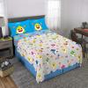 imageFranco Squishmallows Bedding Super Soft Microfiber Sheet Set4 pcs FullBaby Shark