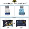 imageFranco Squishmallows Bedding Super Soft Microfiber Sheet Set4 pcs FullBatman