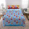 imageFranco Squishmallows Bedding Super Soft Microfiber Sheet Set4 pcs FullBlues Clues