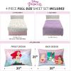 imageFranco Squishmallows Bedding Super Soft Microfiber Sheet Set4 pcs FullDisney Princess