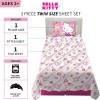 imageFranco Squishmallows Bedding Super Soft Microfiber Sheet Set4 pcs FullHello Kitty