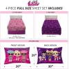 imageFranco Squishmallows Bedding Super Soft Microfiber Sheet Set4 pcs FullLol Surprise