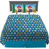 imageFranco Squishmallows Bedding Super Soft Microfiber Sheet Set4 pcs FullMario