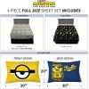imageFranco Squishmallows Bedding Super Soft Microfiber Sheet Set4 pcs FullMinions the Rise of Gru