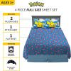 imageFranco Squishmallows Bedding Super Soft Microfiber Sheet Set4 pcs FullMulticolour
