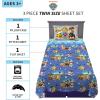 imageFranco Squishmallows Bedding Super Soft Microfiber Sheet Set4 pcs FullPaw Patrol