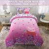 imageFranco Squishmallows Bedding Super Soft Microfiber Sheet Set4 pcs FullPeppa Pig Tie Dye