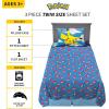 imageFranco Squishmallows Bedding Super Soft Microfiber Sheet Set4 pcs FullPokemon