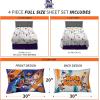 imageFranco Squishmallows Bedding Super Soft Microfiber Sheet Set4 pcs FullSpace Jam 2 a New Legacy