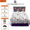 imageFranco Squishmallows Bedding Super Soft Microfiber Sheet Set4 pcs FullSpace Jam 2 a New Legacy