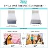 imageFranco Squishmallows Bedding Super Soft Microfiber Sheet Set4 pcs FullSpirit Riding Free