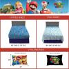 imageFranco Squishmallows Bedding Super Soft Microfiber Sheet Set4 pcs FullSuper Mario Bros Movie