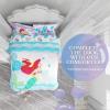 imageFranco Squishmallows Bedding Super Soft Microfiber Sheet Set4 pcs FullThe Little Mermaid Ariel
