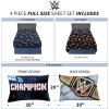 imageFranco Squishmallows Bedding Super Soft Microfiber Sheet Set4 pcs FullWwe Super Stars