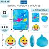 imageFranco Squishmallows Bedding Super Soft Plush Decorative Pillow and Throw Set 40 in x 50 in Official Squishmallows ProductBaby Shark