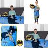 imageFranco Squishmallows Bedding Super Soft Plush Decorative Pillow and Throw Set 40 in x 50 in Official Squishmallows ProductBatman