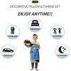 imageFranco Squishmallows Bedding Super Soft Plush Decorative Pillow and Throw Set 40 in x 50 in Official Squishmallows ProductBatman