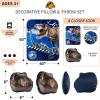 imageFranco Squishmallows Bedding Super Soft Plush Decorative Pillow and Throw Set 40 in x 50 in Official Squishmallows ProductJurassic World