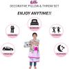 imageFranco Squishmallows Bedding Super Soft Plush Decorative Pillow and Throw Set 40 in x 50 in Official Squishmallows ProductLol Surprise