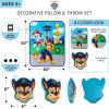 imageFranco Squishmallows Bedding Super Soft Plush Decorative Pillow and Throw Set 40 in x 50 in Official Squishmallows ProductPaw Patrol
