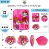 imageFranco Squishmallows Bedding Super Soft Plush Decorative Pillow and Throw Set 40 in x 50 in Official Squishmallows ProductPaw Patrol Girls