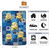 imageFranco Squishmallows Bedding Super Soft Plush Throw Blanket 62 in x 90 in TwinDespicable Me Minions