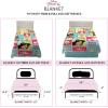 imageFranco Squishmallows Bedding Super Soft Plush Throw Blanket 62 in x 90 in TwinDisney Princess