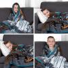 imageFranco Squishmallows Bedding Super Soft Plush Throw Blanket 62 in x 90 in TwinJurassic World Dominion