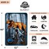 imageFranco Squishmallows Bedding Super Soft Plush Throw Blanket 62 in x 90 in TwinJurassic World Dominion