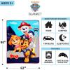 imageFranco Squishmallows Bedding Super Soft Plush Throw Blanket 62 in x 90 in TwinPaw Patrol