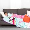 imageFranco Squishmallows Bedding Super Soft Plush Throw Blanket 62 in x 90 in TwinPeppa Pig