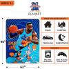 imageFranco Squishmallows Bedding Super Soft Plush Throw Blanket 62 in x 90 in TwinSpace Jam 2 a New Legacy