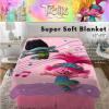 imageFranco Squishmallows Bedding Super Soft Plush Throw Blanket 62 in x 90 in TwinTrolls 3  Band Together
