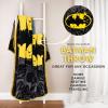 imageFranco Squishmallows Cam Bedding Super Soft Micro Raschel Throw 46 in x 60 in Official Squishmallows ProductBatman