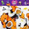 imageFranco Squishmallows Cam Bedding Super Soft Micro Raschel Throw 46 in x 60 in Official Squishmallows ProductCare Bears  Halloween