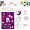 imageFranco Squishmallows Cam Bedding Super Soft Micro Raschel Throw 46 in x 60 in Official Squishmallows ProductSquishmallows  Halloween