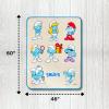 imageFranco Squishmallows Cam Bedding Super Soft Micro Raschel Throw 46 in x 60 in Official Squishmallows ProductThe Smurfs  Smurfing Around