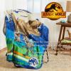 imageFranco Squishmallows Kids Bedding Super Soft Silk Touch Throw 40 in x 50 in Officially Licensed ProductJurassic World