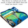 imageFranco Squishmallows Kids Bedding Super Soft Silk Touch Throw 40 in x 50 in Officially Licensed ProductJurassic World