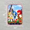 imageFranco Squishmallows Kids Bedding Super Soft Silk Touch Throw 40 in x 50 in Officially Licensed ProductSonic the Hedgehog