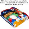 imageFranco Squishmallows Kids Bedding Super Soft Silk Touch Throw 40 in x 50 in Officially Licensed ProductSonic the Hedgehog