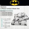 imageFranco Squishmallows Luxury Bedding Super Soft Premium Cotton 4 Piece Sheet Set Queen Official Squishmallows ProductBatman