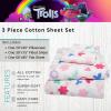 imageFranco Squishmallows Luxury Bedding Super Soft Premium Cotton 4 Piece Sheet Set Queen Official Squishmallows ProductTrolls