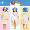 imageSquishmallows Kids Super Soft BathPoolBeach Soft Cotton Terry Hooded Towel Wrap 24 in x 50 in Officially Licensed Product By FrancoCare Bears Retro