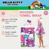 imageSquishmallows Kids Super Soft BathPoolBeach Soft Cotton Terry Hooded Towel Wrap 24 in x 50 in Officially Licensed Product By FrancoHello Kitty  Friends